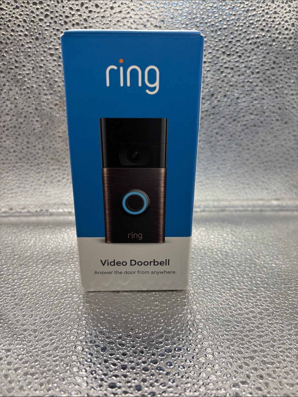 2nd Gen Ring Video Doorbell in bronze and black Smart Home Doorbell Camera,